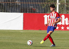 Nacho Monsalve, en el partido de pretemporada contra el Atlético Pinto